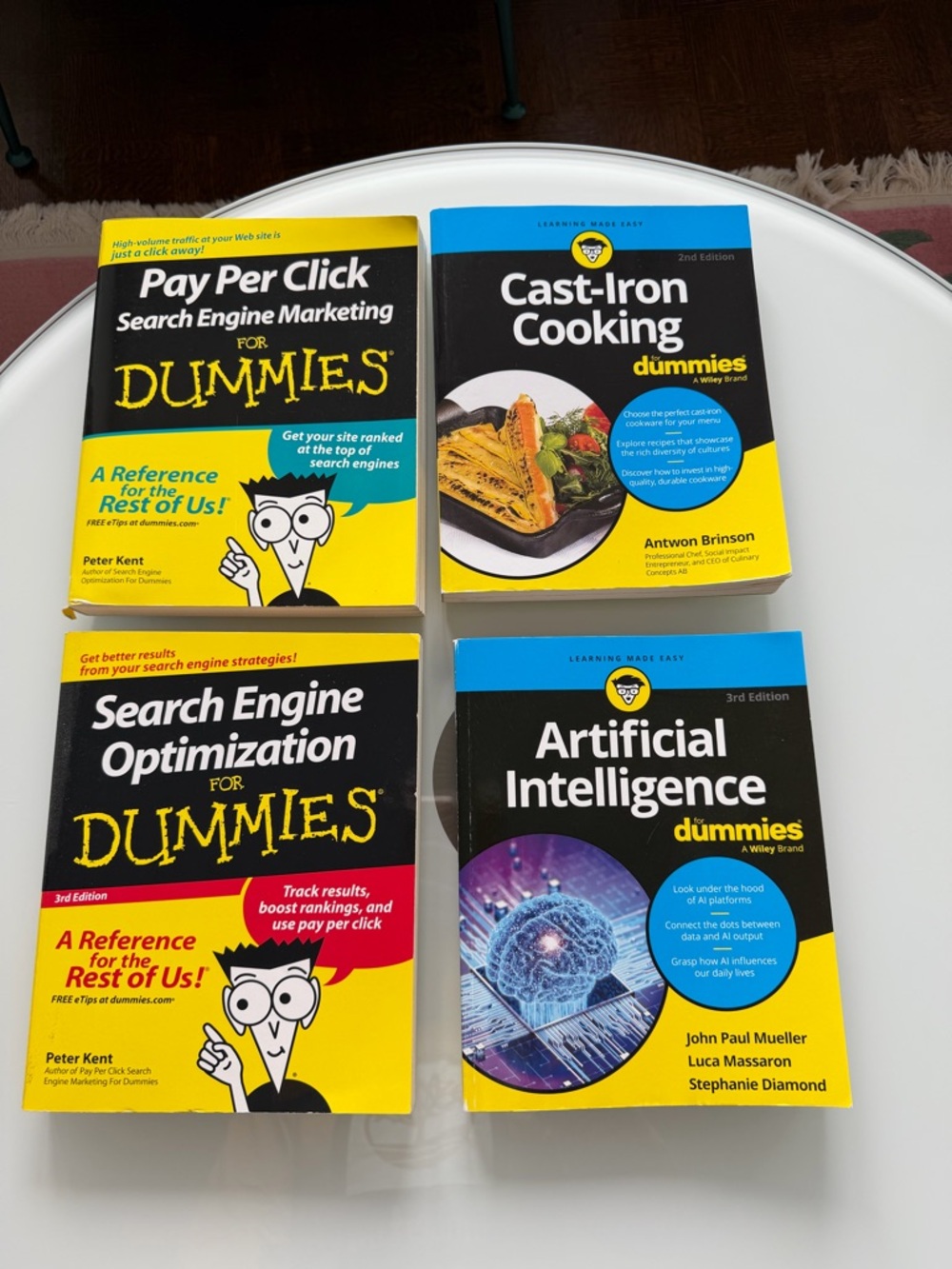 Book Bundle for dummies - artificial intelligence, search engine optimization +2